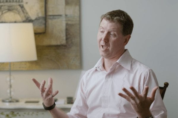 man talking somethiing