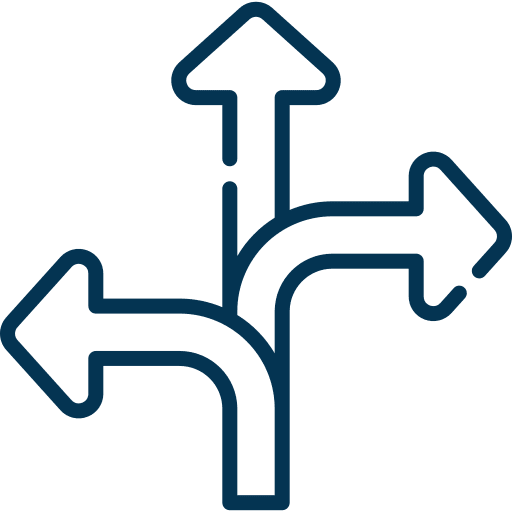 Icon of pathways for an addiction day program