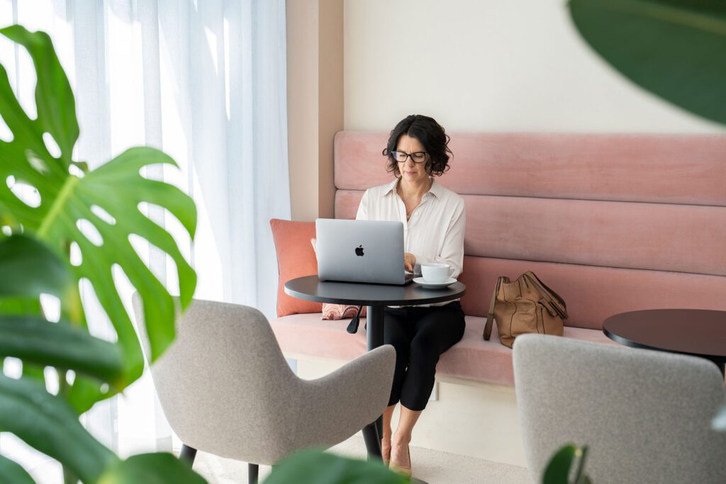 Photo of a woman with dark hair attending The Banyans luxury mental health retreat day program