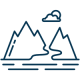 Natural Landscape Icon
