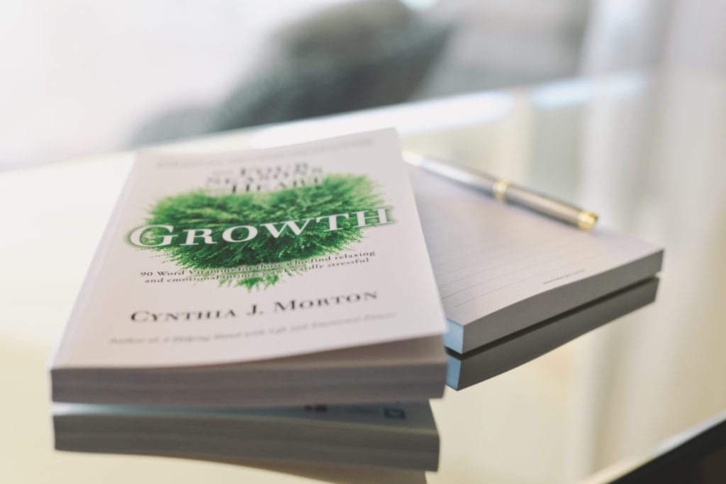 Book on desk about growth.