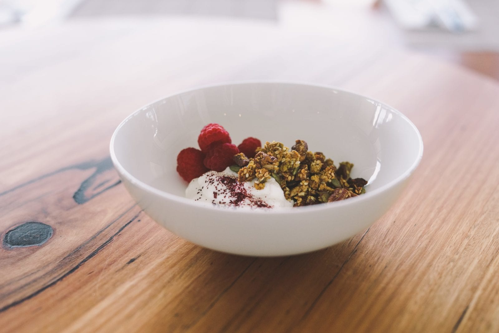 bowl of healthy breakfast