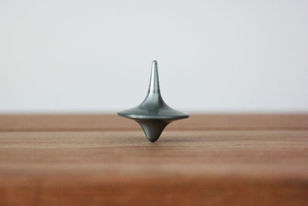 Stress can be like a spinning top.