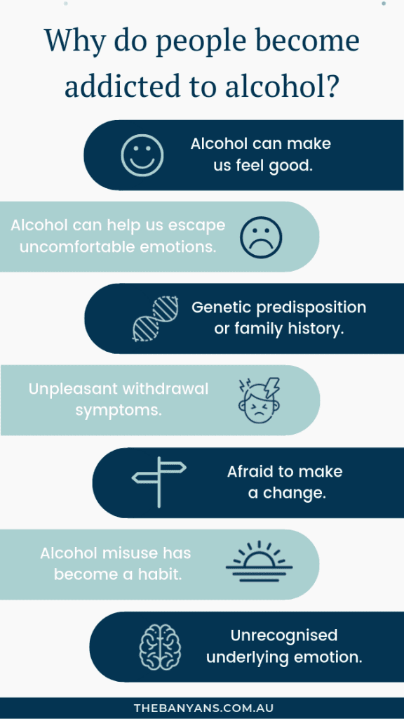 Seven reasons why people get addicted to alcohol